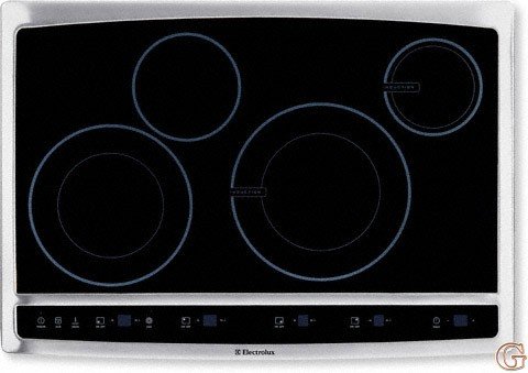 Electrolux : EW30CC55GS 30 Hybrid Induction Cooktop (2 Induction, 2 Electric) - Stainless Steel