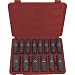 Northern Industrial Impact Sockets- 1/2In. Drive, Deep Well, 14-Pc. Metric Set
