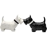 Kissing Scottish Terrier Scottie Dogs Salt & Pepper Shaker Set