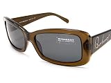 Burberry - New Burberry B 4023 B4023 3010/6 Transparent Brown Frame Sunglasses Gray Lens Size: 56-17-135
