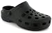 Mens Black Slip On Summer Mule With Strap - Black - UK 10