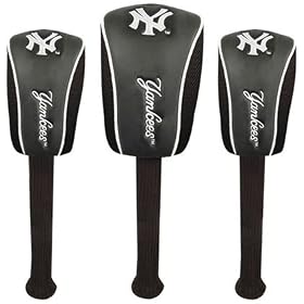 MLB New York Yankees Mesh Barrel Headcover - Set of Three