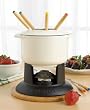 Cuisinart Classic Entertaining Collection 12-Piece Cast Iron Fondue Set-White