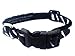 Xsmall Black/White Zebra Dog Collar: 1/2