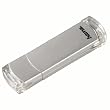 Hama Feronia FlashPen (64GB, 25Mbps, USB 2.0) silber