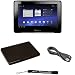 Smoke - Smooth Durable Protective TPU Silicone Gel Skin Cover Case with Full Diamond Texture Design for BlackBerry PlayBook 4G Tablet * Includes a USB Data Cable.