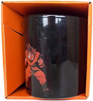 Magic Color Changing Heat Reactive Goku&amp;vegeta Coffee Mug