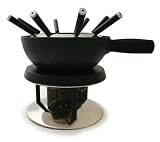 Swissmar AlpenGlow 11-pc. Electric Fondue Set - Black