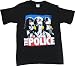 MENS POLICE SUNGLASS BLACK TEE
