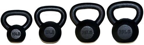 New Solid 10 15 20 25 Lbs Kettlebell - Kettlebells Set