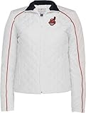 IMAGE OF Cleveland Indians -Women's- White Quilted Jacket