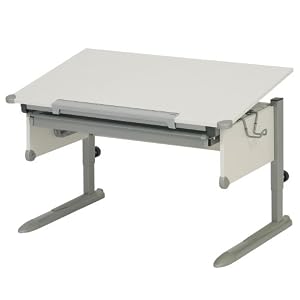 Kettler 06604-270 College Box Kinderschreibtisch silber / weiss