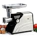 Maxi-Matic HA-3433A Elite Platinum 550-Watt Stainless Finish Meat Grinder, Gray