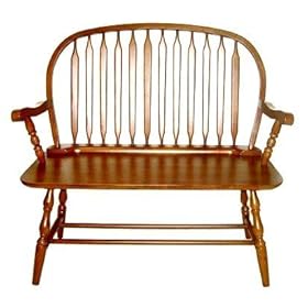 Carolina Cottage Colonial Windsor Bench