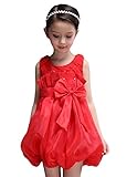 (コ-ランド) Co-land フォーマル キッズドレス ノースリーブ 結婚式 子供ワンピース 女の子 女児 レース リボン ガールズ ベビー 発表会 入園式 花嫁介添人 レッド 130