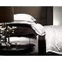 Pinzon 400-Thread-Count 100% Cotton Sateen Hotel Satin Stitch Full/Queen Duvet, Chocolate