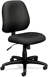 Basyx VL625VC12 VL625 Series Mid-Back Task Chair with Gray Fabric Upholstery