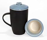 All Natural Handmade Zen Two Tone Infuser Tea/Coffee Mug