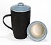 All Natural Handmade "Zen" Two Tone Infuser Tea/Coffee Mug , Blue