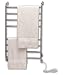 Warmrails Kensington Wall Mounted Towel Warmer and Drying Rack, Satin Nickel
