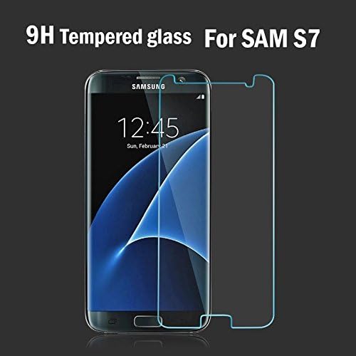 Premium Tempered Glass Screen Protector for Samsung Galaxy S7 9H Anti-Scratch Easy Install - Retail Packaging
