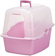 Dosckocil (Petmate) CDS22126 Designer Translucent Hooded Cat Litter Pan Set, Jumbo, Assorted Color