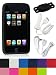 3n1 Combo - Premium Silicone Skin Case Cover with Screen Protector for iPod Touch 2 Generation 2 8gb 16gb 32gb MP3 Player + Bonus Young Micro Shoe Silicone Skin Pouch compatible with Nike+ Sensor (iPod Touch 2 NOT included)