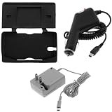 GTMax Rapid Car Charger + Home Wall Travel Charger + Black ilicone Skin Rub ....