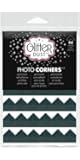 Therm O Web Glitter Photo Corners, Black Nickel