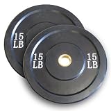 Wright 15 Lb Solid Rubber Bumper Weights