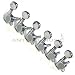 6 In Line Electric Guitar Tuning Machines - Chrome