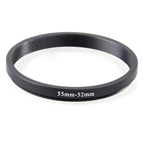 BestDealUSA 55mm-52mm 55-52 Step Down Filter Ring Stepping Adapter
