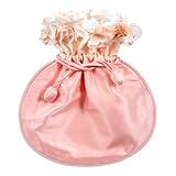 Zazendi Pink Cut Flowers Silk Pouch