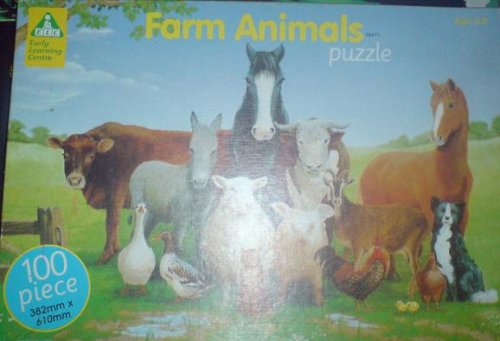 Childrens Toyshop  Toys : Farm Animals Jigsaw Puzzle