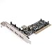 Eforcity PCI USB 2.0 Controller Card 4+1 Ports - VT62x2