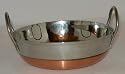 Frying Pan s/s Copper base Double Handle 6"/15.5cm Flat  base  Guaranteed  Quality