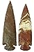 HARMONIZE Reiki Healing Crystal Natural Spearhead Handmade Arrowhead Set of 2 Agate Stone