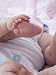 4 Month Old Baby Girl Holding Her Foot Photographic Poster Print by Amanda Hall, 18x24