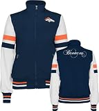 Denver Broncos Women's Full-Zip Color-Blocked Polyester Softshell Jacket