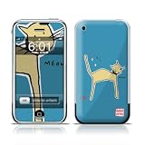 Cat Design Protective Skin Decal Sticker for Apple iPhone (2G)