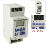 Amico DC 12V Control Voltage Din Rail Type Weekly Digital Programmable Timer
