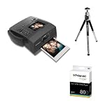 Polaroid Z340 Instant Digital Camera with Zink (Zero Ink) Printing Technology Bundled with Pltri8 Tripod and 80 pack Zink Paper