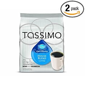Maxwell House Cafe Collection House Blend Coffee (Medium), 16-Count T-Discs for Tassimo Coffeemakers (Pack of 2)