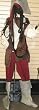 Disney Pirates of the Caribbean Jack Sparrow Halloween Costume Adult XL
