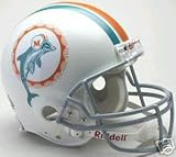 Miami Dolphins 1972 Full Size Pro Line Throwback Helmet