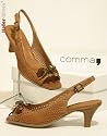 Ausgefallene COMMA Leder Sandalette