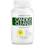 Best Candida Cleanse for Yeast Infection Support - Clear Candida Overgrowth & Yeast Infections with Powerful Natural Herbs: Caprylic Acid & Oregano Oil Extract - Thrush Supplement - 60 Capsules