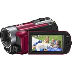 Canon LEGRIA HF R16 AVCHD-Camcorder (Dual-Flash-Memory, 20-fach opt. Zoom, 6,7 cm (2,7 Zoll) Display) rot