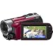 Canon LEGRIA HF R16 AVCHD-Camcorder (Dual-Flash-Memory, 20-fach opt. Zoom, 6,7 cm (2,7 Zoll) Display) rot