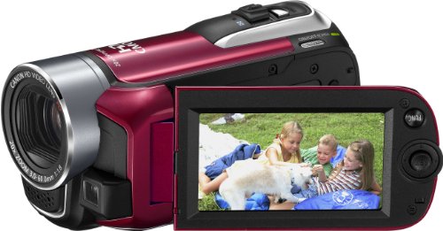 Canon LEGRIA HF R16 AVCHD-Camcorder (Dual-Flash-Memory, 20-fach opt. Zoom, 6,7 cm (2,7 Zoll) Display) rot